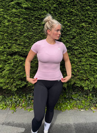 Pink Pulse Compression T-shirt
