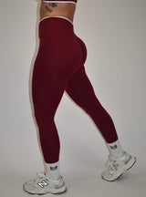 Motion Wine Red Leggings