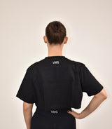 Noir Pulse cropped top