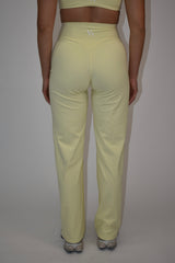 Reform Butter Yellow Straight Leg Bottoms