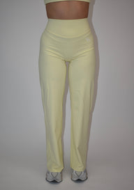 Reform Butter Yellow Straight Leg Bottoms