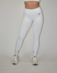 Pulse White Leggings