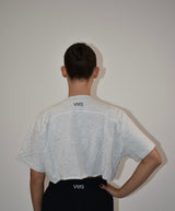 Marl grey Pulse cropped top