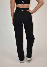Reform Black Straight Leg Bottoms