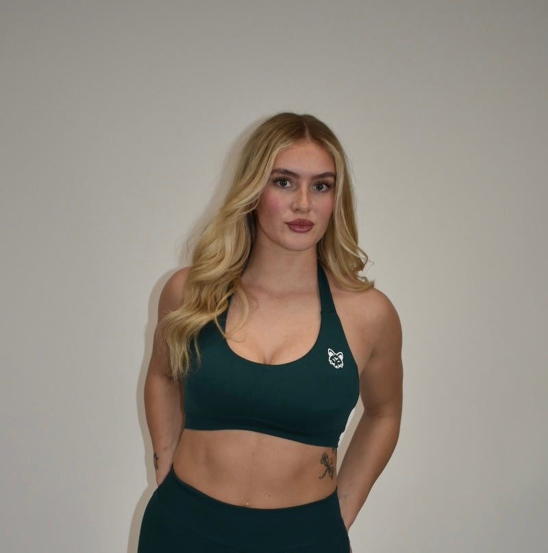 Pulse Forest Green Sports Bra