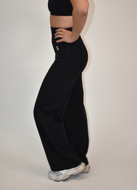 Reform Black Straight Leg Bottoms