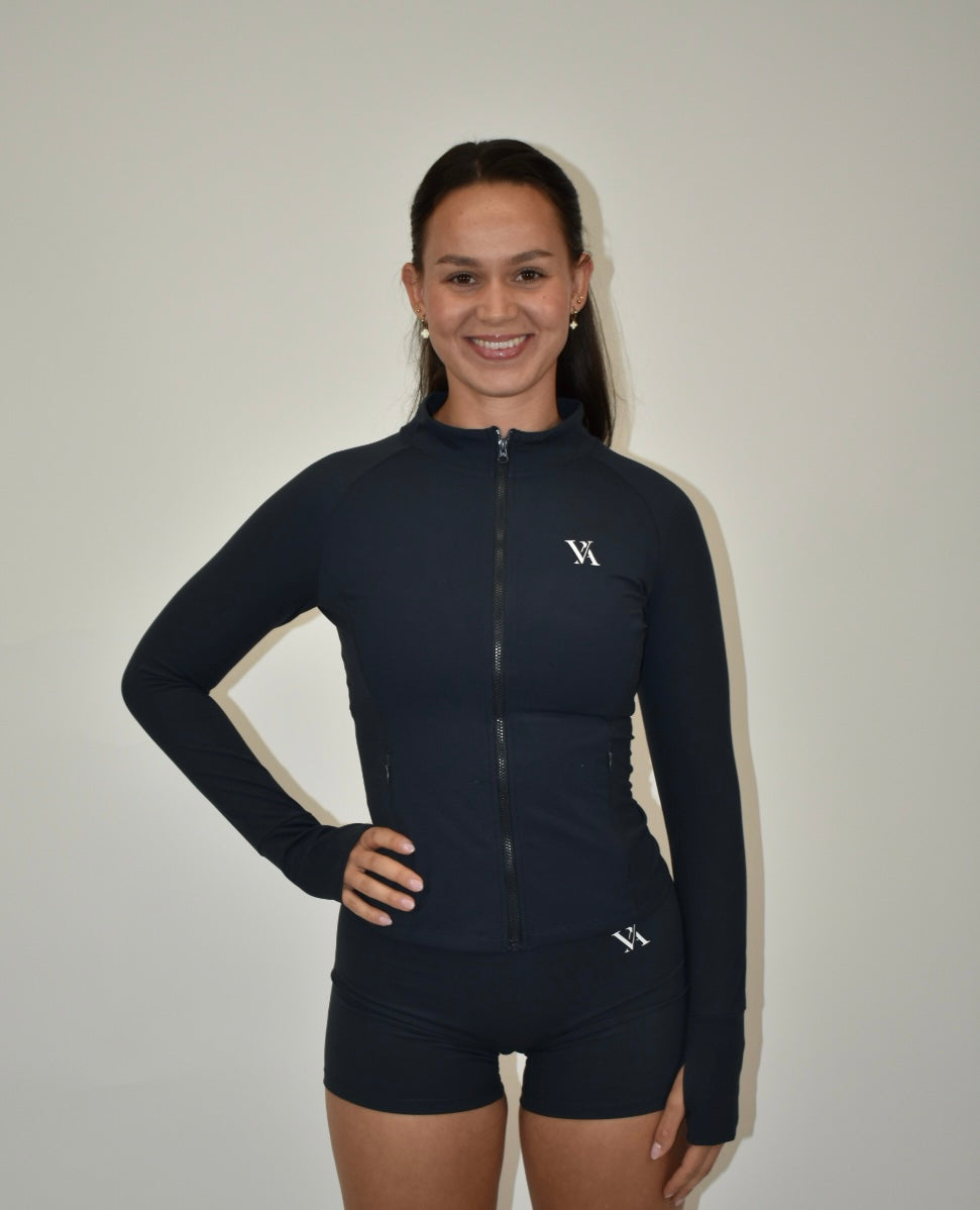 Reform Navy Zip Jacket