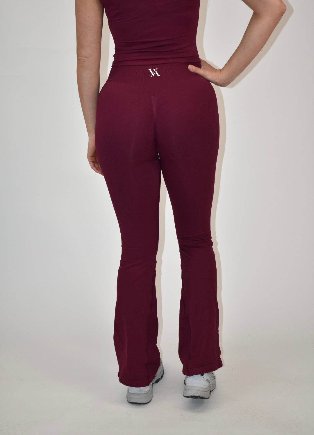 Pulse Mulberry Flare Leggings