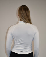 Pulse White Zip Jacket