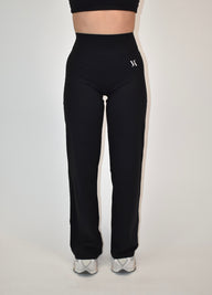 Reform Black Straight Leg Bottoms