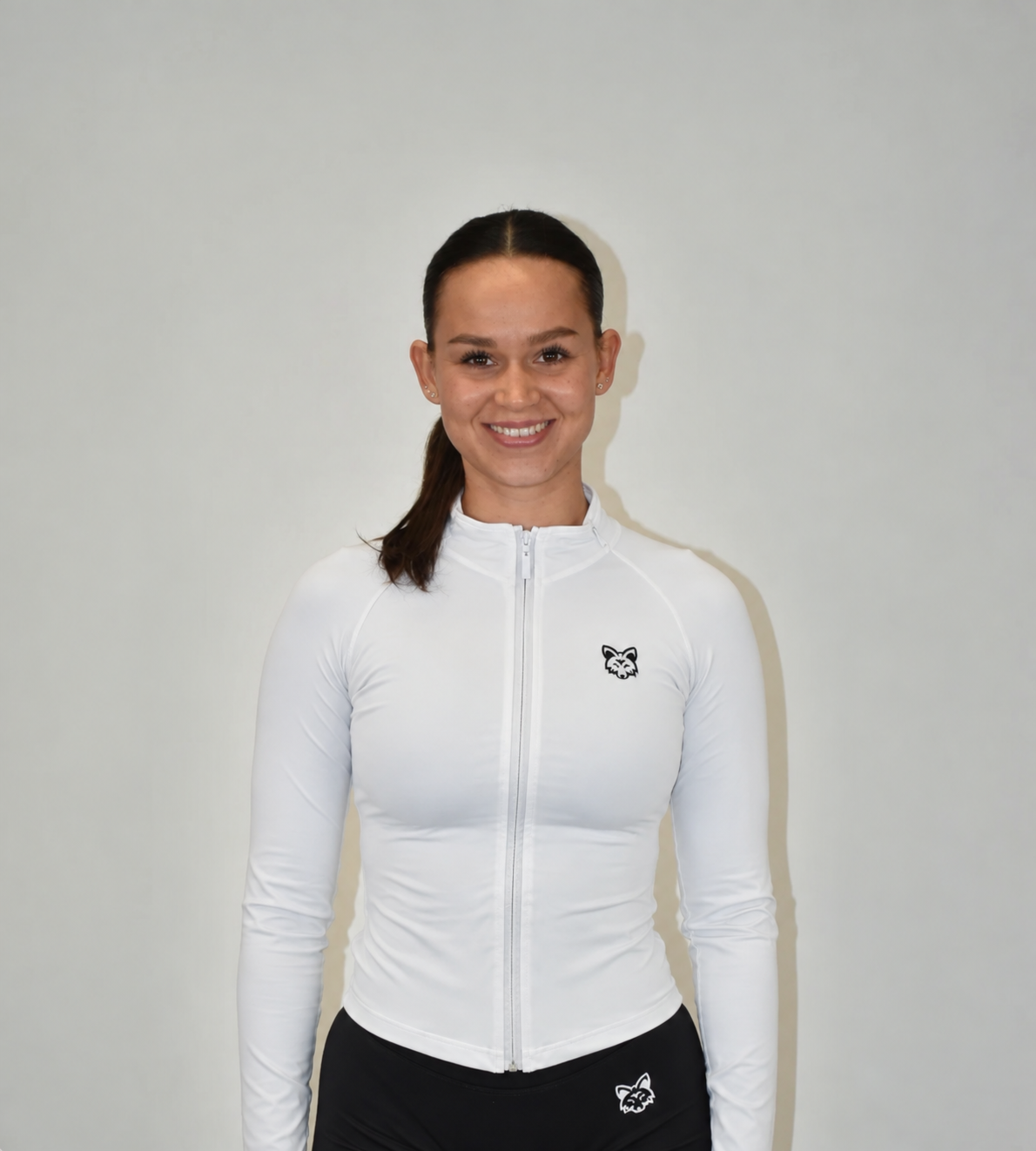Pulse White Zip Jacket