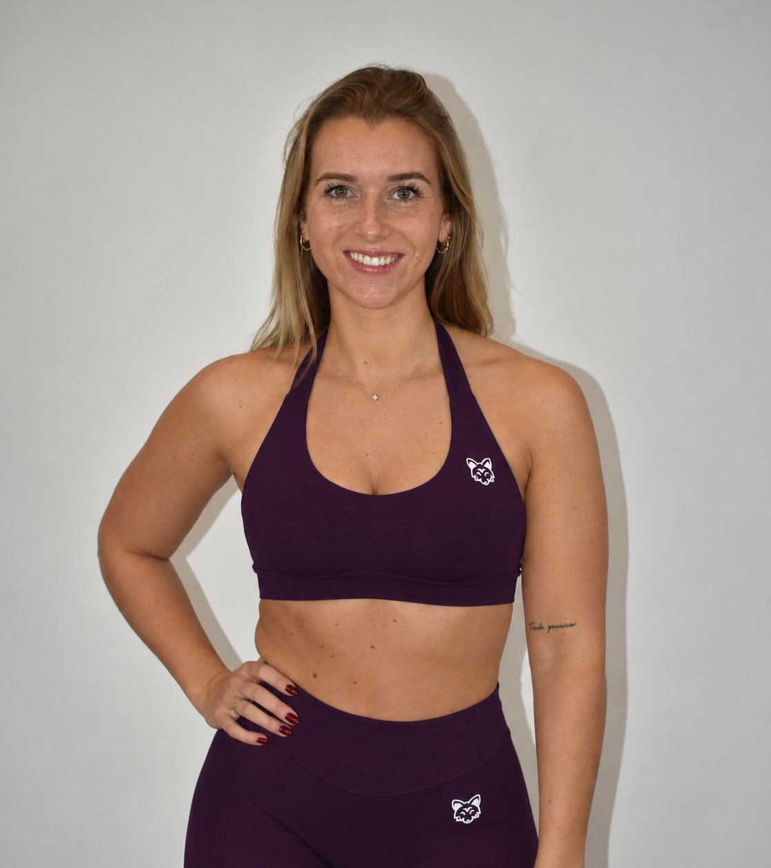 Purple Pulse sports Bra
