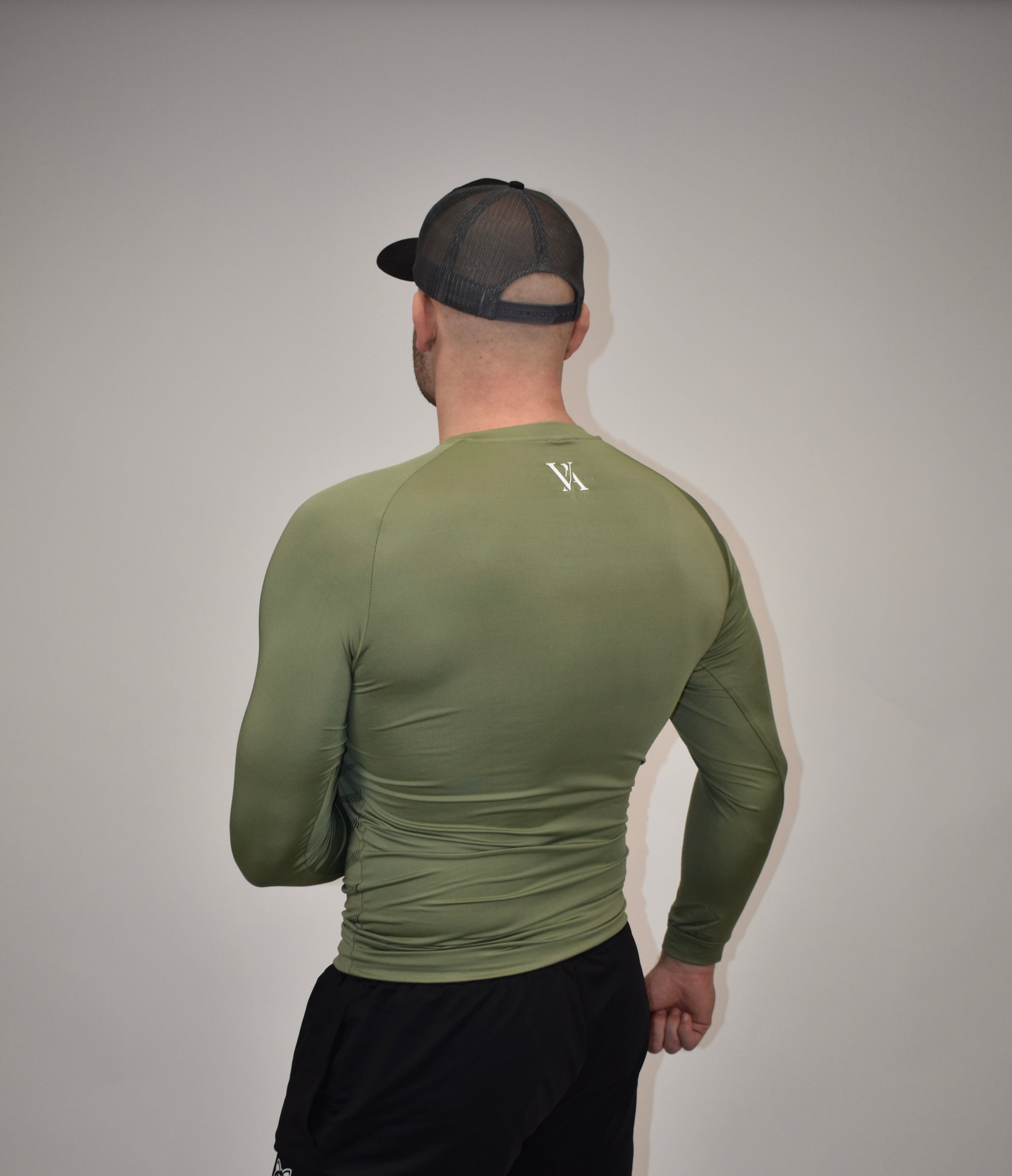 Apex Green Long Sleeved Compression Shirt