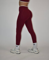 Motion Wine Red Leggings