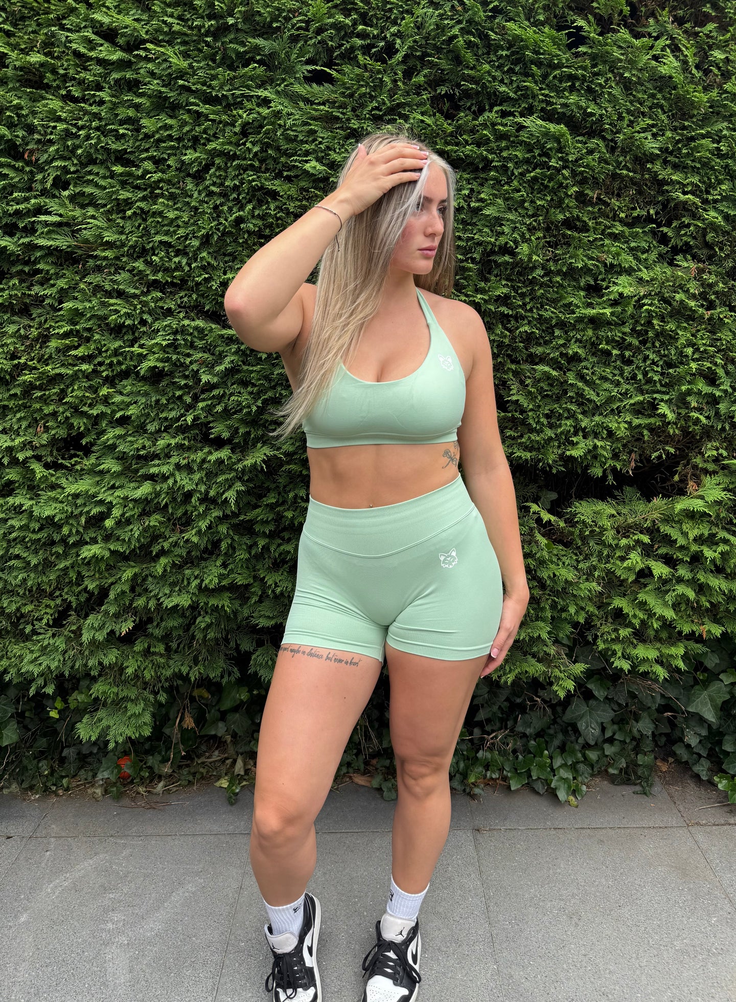 Pulse Pale Green Shorts