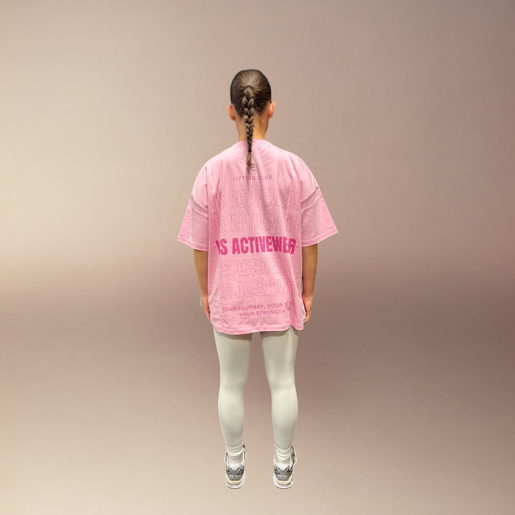 Pink Bubble Oversized T-shirt
