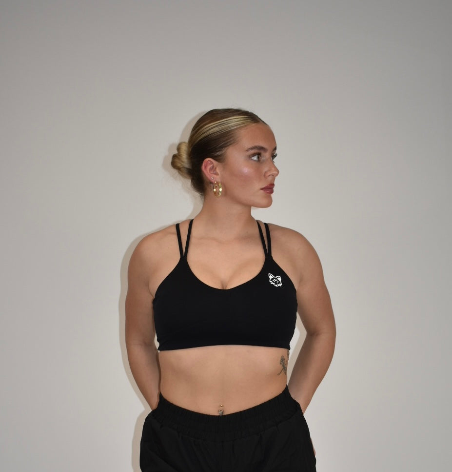Active V2 Black Sports Bra