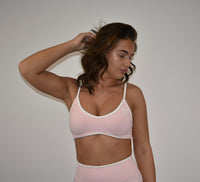 Motion Pastel Pink Sports Bra