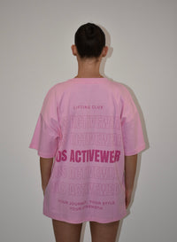 Pink Bubble Oversized T-shirt