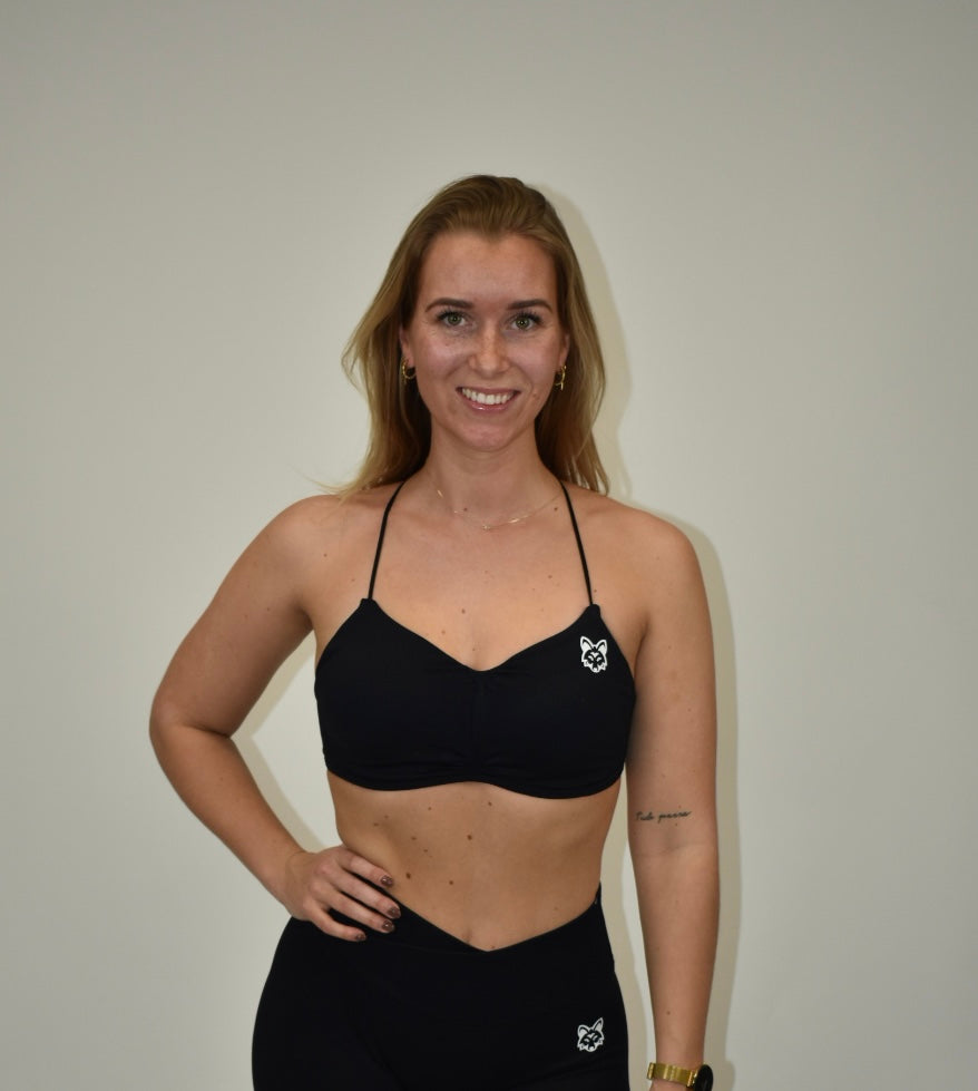 Sculpt Black Sports Bra