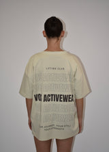 Beige Bubble Oversized T-shirt