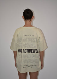 Beige Bubble Oversized T-shirt