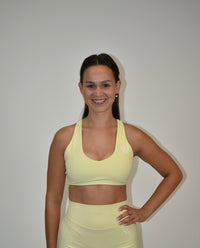 Reform Butter Yellow Sports Bra