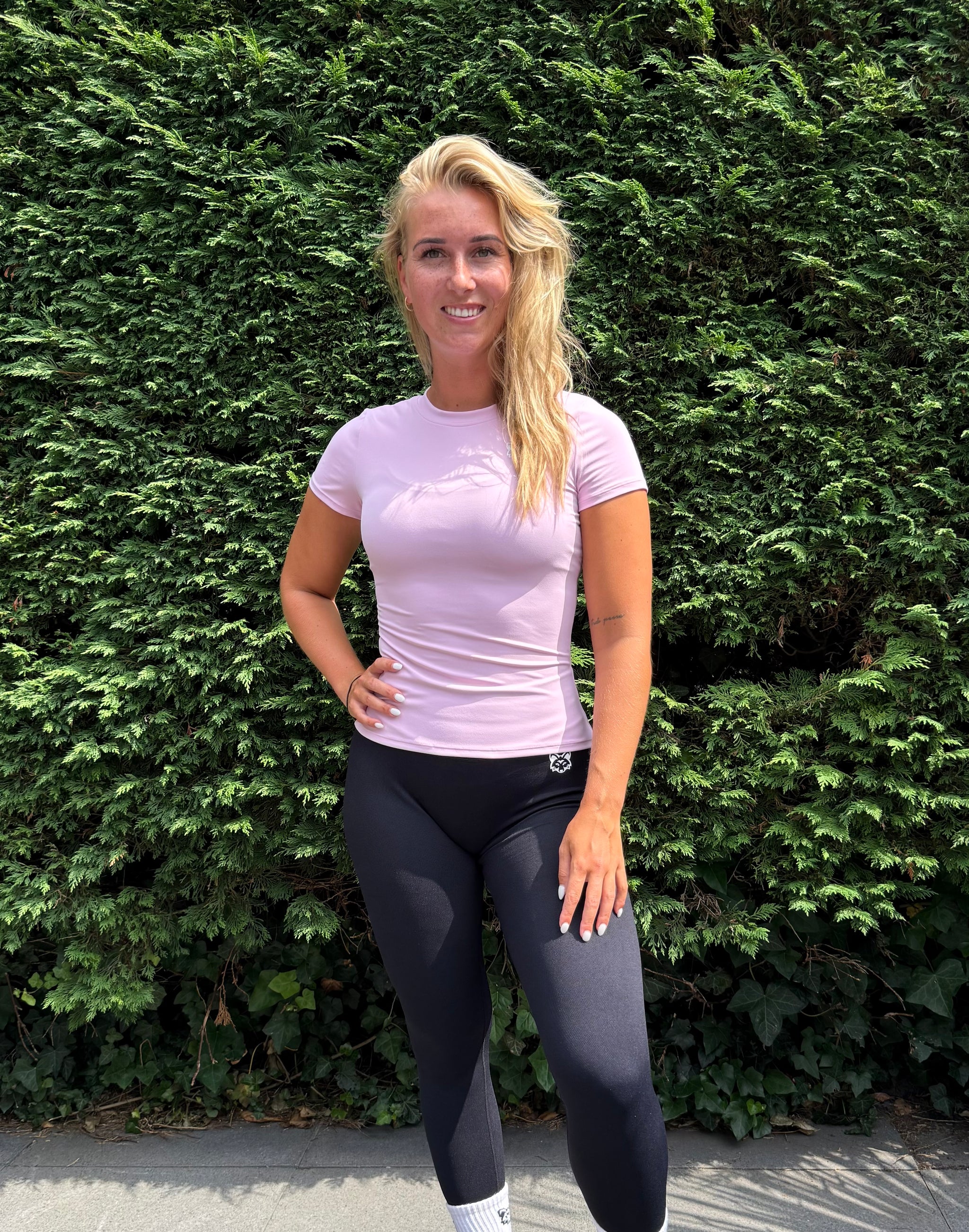 Pink Pulse Compression T-shirt