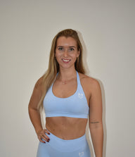 Baby blue Pulse sports bra