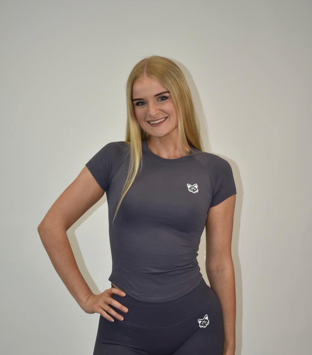 Pulse Intense Grey Compression T-shirt