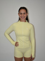 Reform Butter Yellow Zip Jacket
