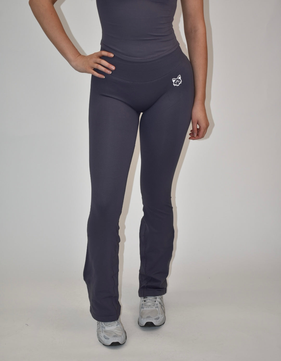 Pulse Intense Grey Flare Leggings
