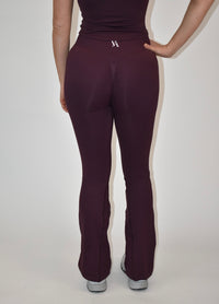 Pulse Chestnut Brown Flare Leggings