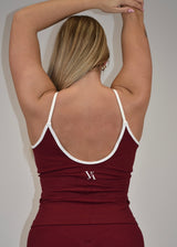 Motion Wine Red Cami Top