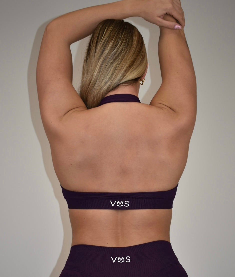 Purple Pulse sports Bra