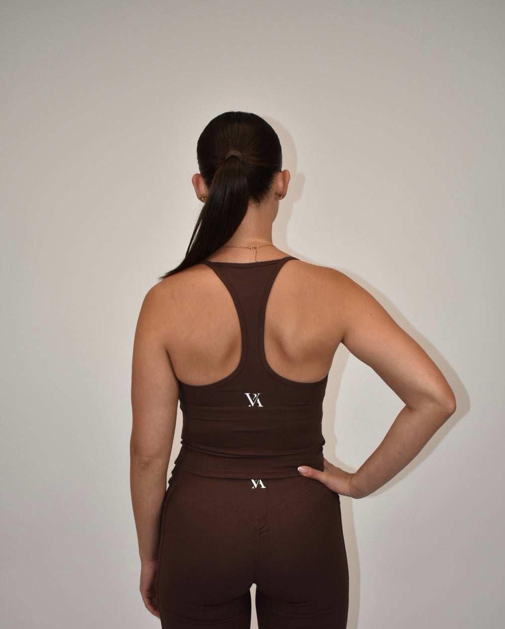 Align Brown Racer Top