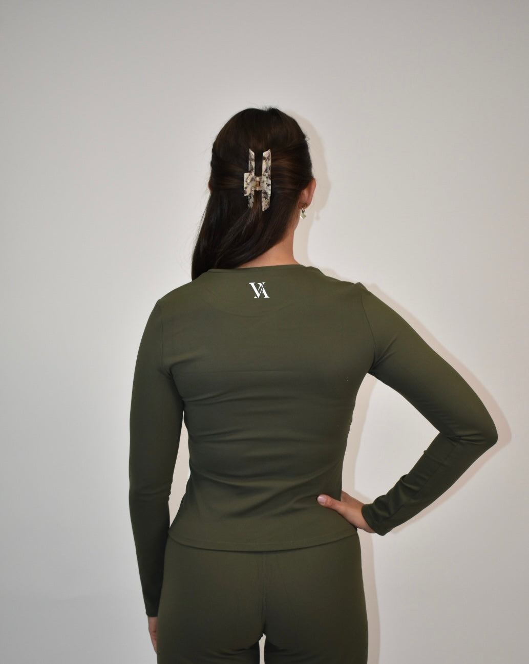 Reform Khaki Long Sleeve top
