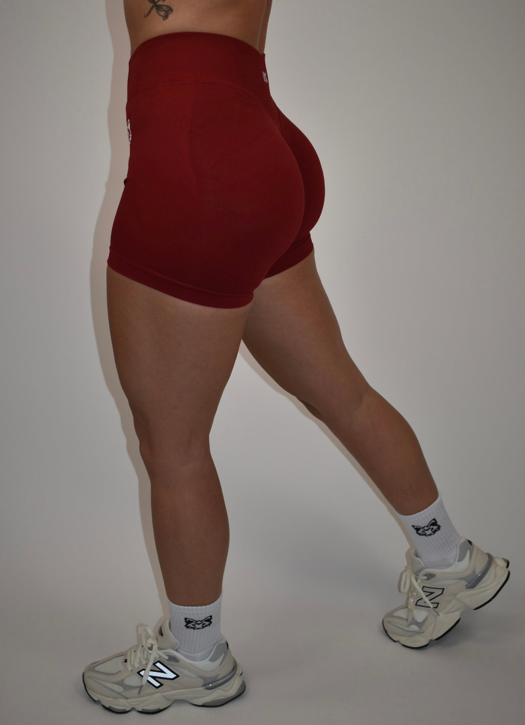 Bordeaux red Pulse shorts