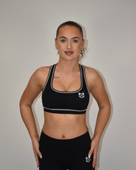 Core Black Sports Bra