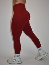 Bordeaux red Pulse leggings