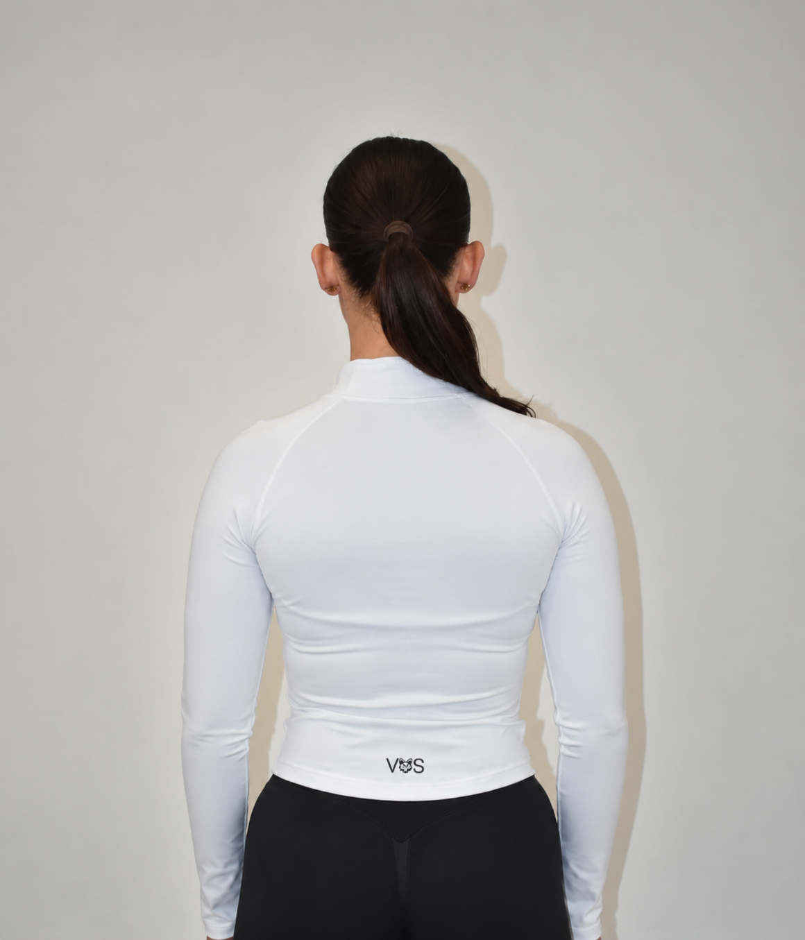Pulse White Zip Jacket