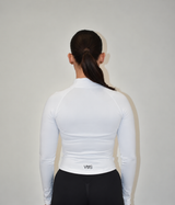 Pulse White Zip Jacket