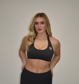 Pulse Carbon Grey Sports Bra
