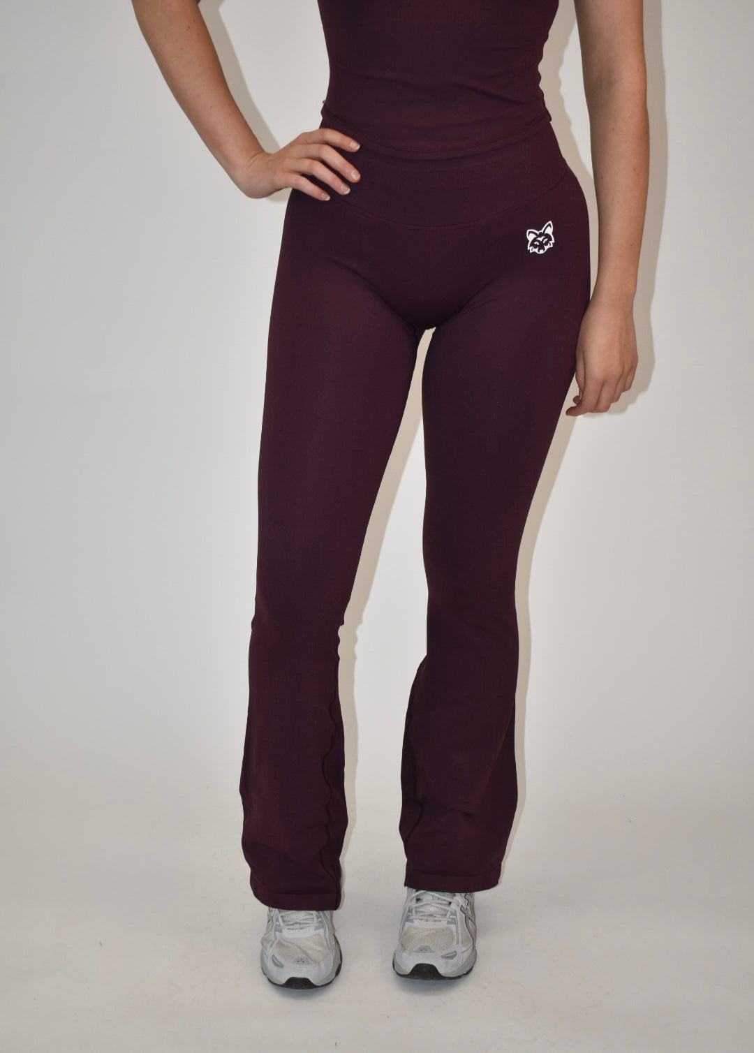 Pulse Chestnut Brown Flare Leggings