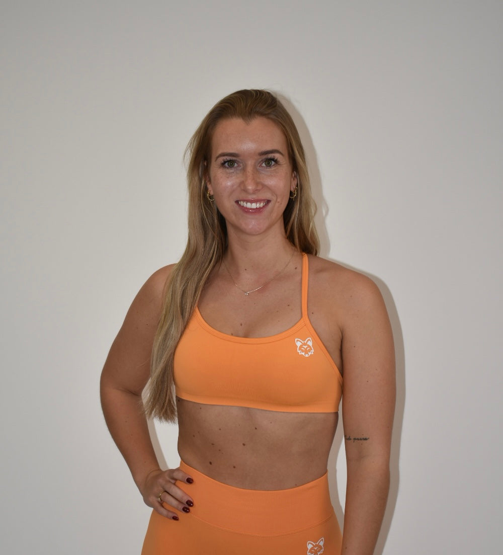 Active Carrot Orange Sports Bra