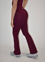 Pulse Mulberry Flare Leggings
