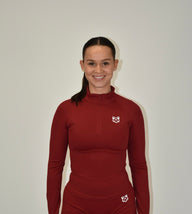 Pulse Bordeaux Red 1/4 Zip