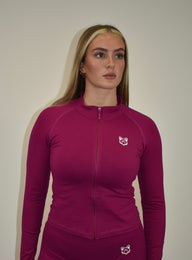 Pulse Berry Zip Jacket