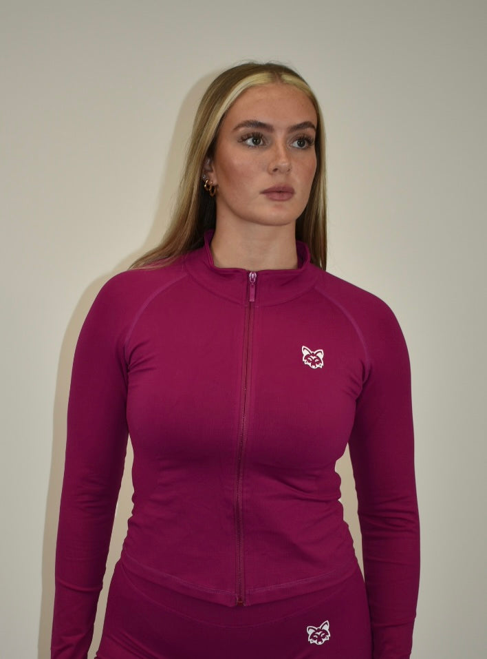 Pulse Berry Zip Jacket