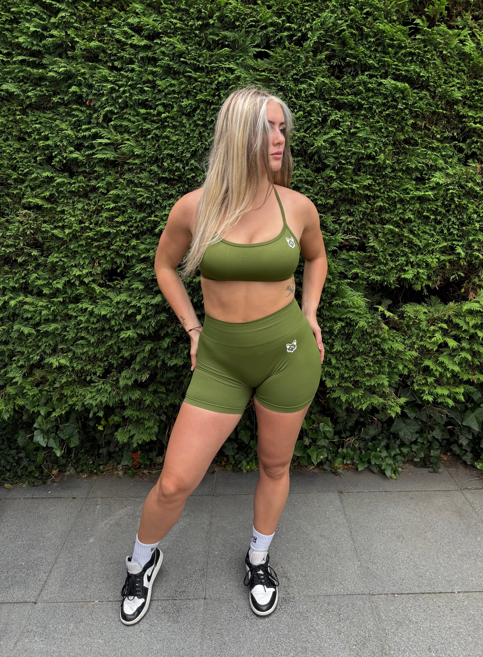 Active Army Green Shorts